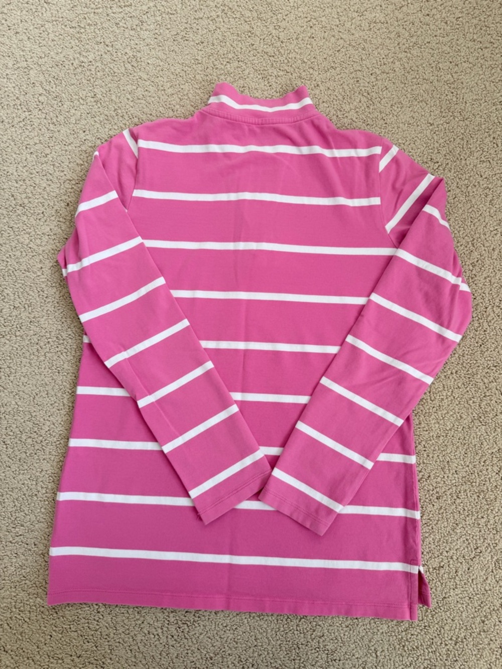 Striped Quarter Zip - Picture 2 of 3